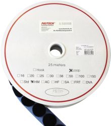 Rzep okrągły do przyklejania na gorąco element z pętelkami (Ø) 35 mm czarny FASTECH® T02035999903C1 1 szt.
