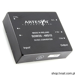 SDW30-48S15 DC-DC 72V to 15V 2A THT ARTESYN