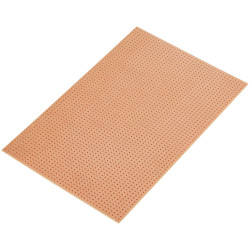 TruComponents 655000 Eurocard PCBUnclad Phenolic 160 mm x 100 mm,Pitch:2.54 mm