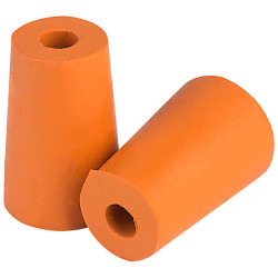 Eisco 16mm Rubber Stoppers with 5mm Hole (Pack of 10)
