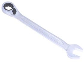 Klucz płasko-oczkowy Klucz płasko-oczkowy z grzechotką Teng Tools długość 178 mm Chromowo-wanadowy