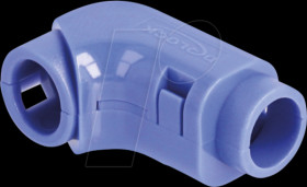 88122 Cable protector, 90° adapter, 8 pieces, blue