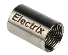 Łącznik do kanałów kablowych RS PRO 20mm Łącznik Stal nierdzewna 316 Srebrny