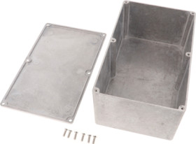 Aluminum die cast enclosure, (L x W x H) 200 x 120 x 85 mm, natural, IP54, 1590EE