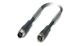 Przewód połączeniowy 4P 2m /wtyczka M8-gniazdo M8/ FIELDBUS AB-C4-M8MS-2,0PUR-M8FS 22260316