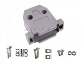Obudowa plastik szara; 15pin-standard