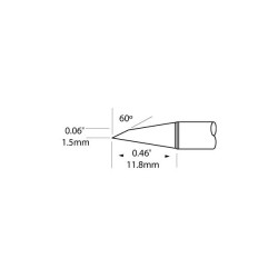 Metcal SFP-DRH615 SFP-DRH35 Drag Soldering Cartridge Hoof 1.5mm