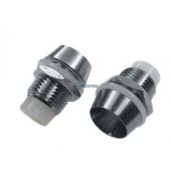 oprawka LED 8mm plastik chromowana wklęsła