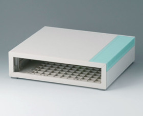 ABS enclosure, (L x W x H) 260 x 245 x 74 mm, gray white (RAL 9002), IP40, B2210005