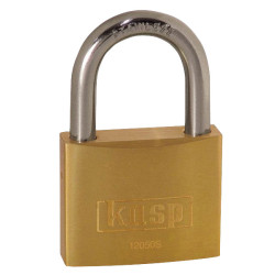 Kasp K12050SD Brass Padlock - 50mm - Stainless Steel Shackle