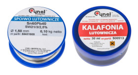 Zestaw do lutowania miękkiego lut i kalafonia 44E731