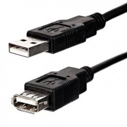 Kabel USB-A wt/gn USB-A 3m przedłużacz