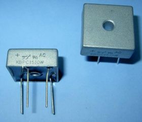 15A/1000V PINY KWADRAT KBPC-1510W MOSTEK