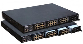 Switch zarządzalny, L3, modularny, 4 sloty - 3 sloty dla 8x1G, 1 slot dla 4x10G, O/Open-Ring <30ms (ORing RGS-PR9000-HV)