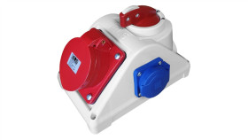 Rozdzielnica Budowlana Z Wyłącznikiem L-0-P Combo 16/5 2X230v Ip44 / E960615421c