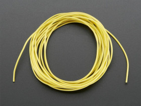 Adafruit Silicone Cover Stranded-Core Wire - 2m 30AWG Yellow