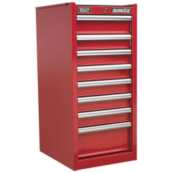 Sealey AP33589 Hang-on Chest 8 Drawer with Ball Bearing Runners - Red