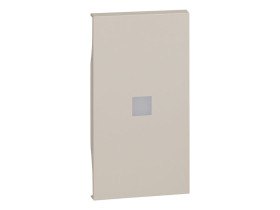 LIVING NOW Klawisz z okienkiem podświetlenia - 2 moduły - piaskowy beż KM01M2X LEGRAND