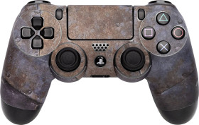 Software Pyramide Skin für PS4 Controller Rusty Metal Pokrowiec PS4