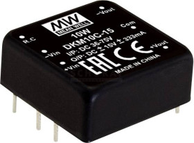 MEAN WELL DKM10E-12 Moduł przetwornicy DC/DC DKM10E-12, 10 W, 416 mA, 1 szt.