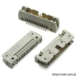 828581-0 Connector 2 x 10 Pin Angle Header THT TYCO