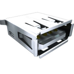 Złącze USB A Montaż powierzchniowy Żeński 2.0 4-portowe