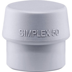 Halder 3203.050 SIMPLEX Replacement Head Semihard 85g Grey No Abrasion
