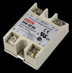 Opencircuit Solid state relais 3-32V / 40A / 24-380VAC