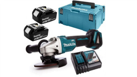 Szlifierka Kątowa Akumulatorowa 125Mm 18V 2*5,0Ah Li-Lo Makp