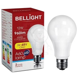 E27 - LED 14÷48V AC/DC 12W A60 865 Bellight 2210