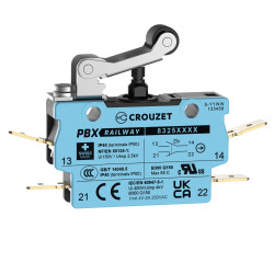 Łącznik Micro z dźwignią z rolką Crouzet SPST IP40