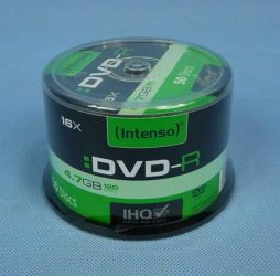 DVD-R 4,7GB/16x INTENSO PŁYTA ANTISCR