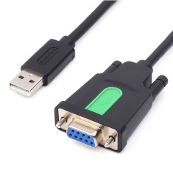 Industrial USB to RS232 Female Serial Adapter Cable