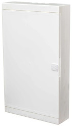 Szafa multimedialna natynkowa Multialfa plastikowa 310x530x105mm białe drzwi, zatrzask 5-014 MULTIALFA 530 BD