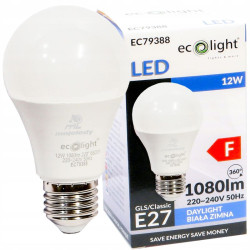 Żarówka LED E-27 12W 1080Lm 6500K b.zimny / EcoLight EC79388