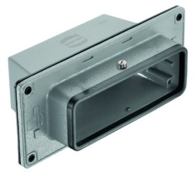Wall bushing housing, size 6B, die-cast aluminum, M25, straight, central locking, IP65, 19300061141