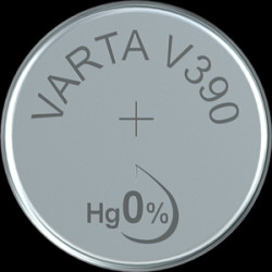 Silver oxide-button cell, SR54, 1.55 V, 59 mAh, 00390 101 401