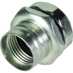 Flange socket, socket, front mounting, PushPull for circular connector M12, 21033012003