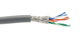 Kabel do transmisji danych 3 -parowy 0,23 mm² 6 -rdzeniowy Ekranowany 24 AWG AWG PVC 300 V Sterowanie