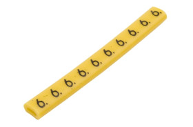 Oznacznik przewodów OZ-0/6 żółty E04ZP-01020100700 (100szt.)