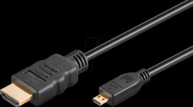 53786 High-speed micro HDMI™ cable with Ethernet (4K/60Hz), 3.0