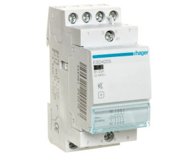 Stycznik modułowy cichy 25A 4Z 0R 24V AC ESD425S