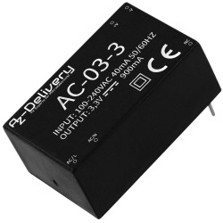 220V to 3.3V mini power supply compatible with Arduino and Raspberry Pi