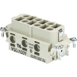 Wkładka 6-pinowe Wieland 35A Żeński Śruba