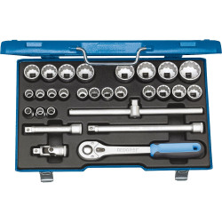 Gedore 2682877 D 19 VMU-10 Socket Set 1/2&quot; 28pc