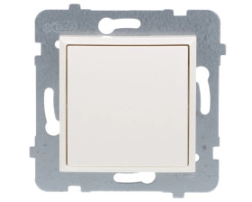 ARIA Łącznik jednobiegunowy ecru ŁP-1U/m/27