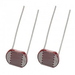 2x 5539 GL5539 fotorezystor czujnik światła 5mm 30-90 kOhm 150V