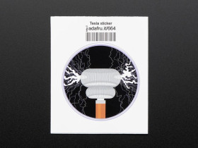 Adafruit Tesla coil - Sticker