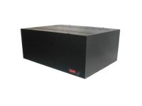 T355 Obudowa metalowa T-355 wymiary: 350 x 140 x 260 mm - czarna - wentylacja