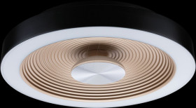 71178 Volea ceiling light, 18 W, 2120 lm, 3000 K, round, black/gold